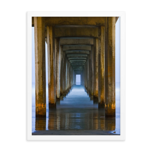 Under The Pier Framed poster