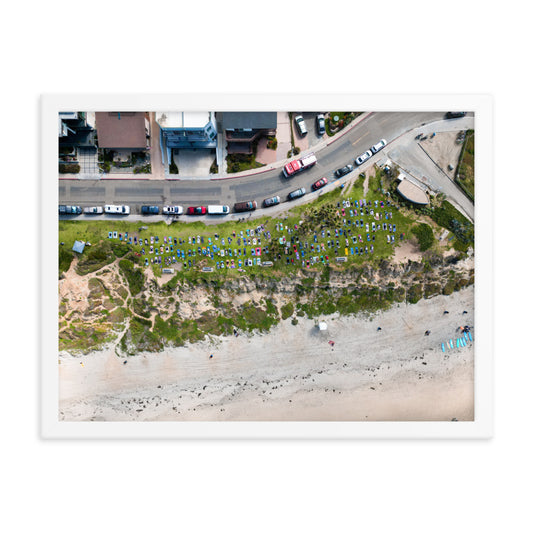 PB Yoga Framed poster