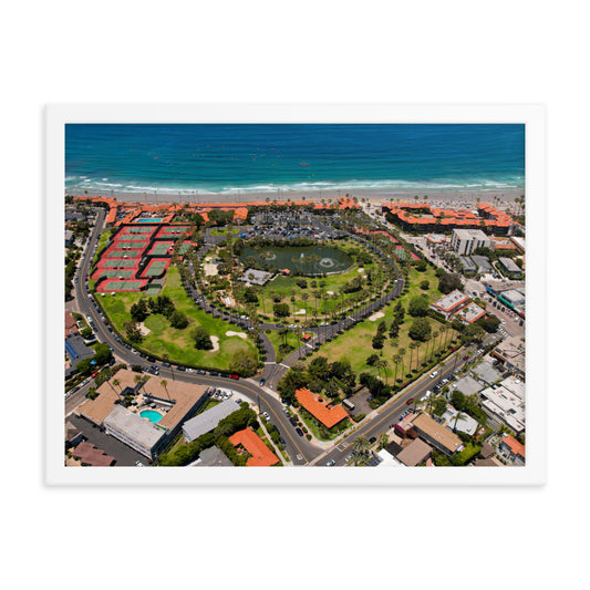 Beach & Tennis Club Framed poster