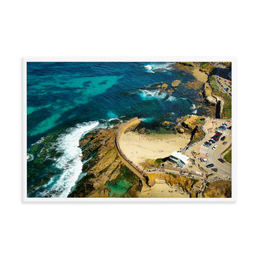 Kids Pool Framed poster