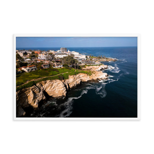 Coast Walk Trail Framed poster