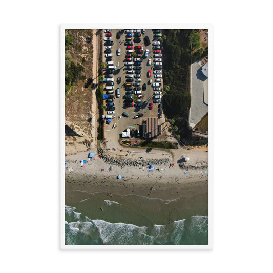 Tourmaline Surf Park Framed poster