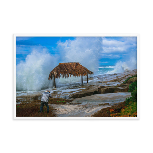 The Old Man & The Sea Framed poster