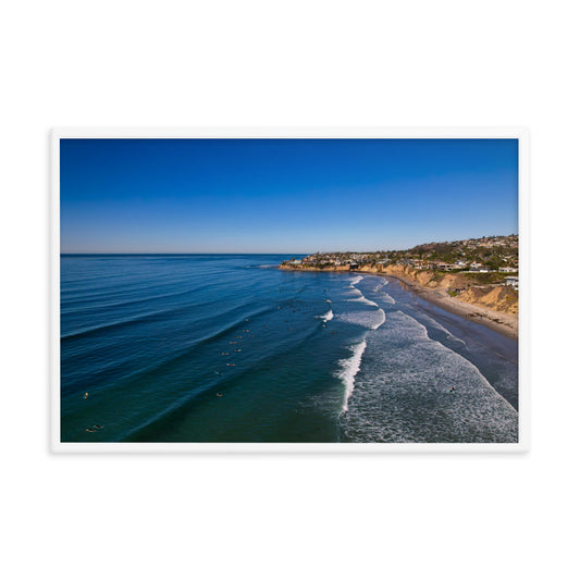 Tourmaline Surfing Park Framed poster