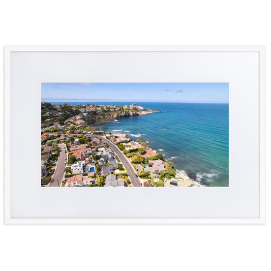 La Jolla Matte Paper Framed Poster With Mat