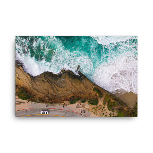 Earth Meets water Canvas