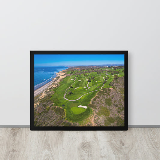 Torrey Pines Golf Course Framed poster