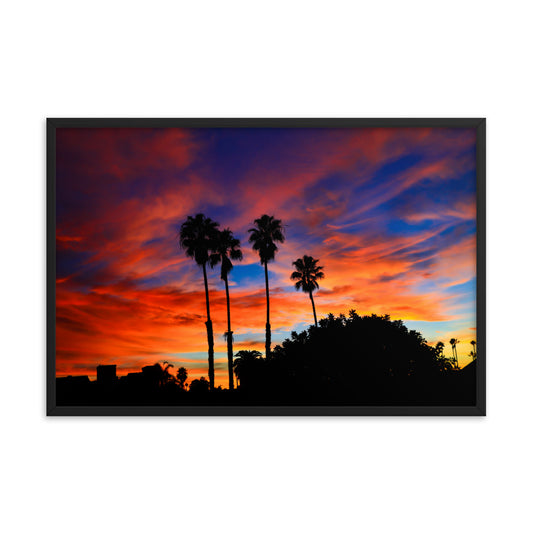 PB Sunrise Framed poster