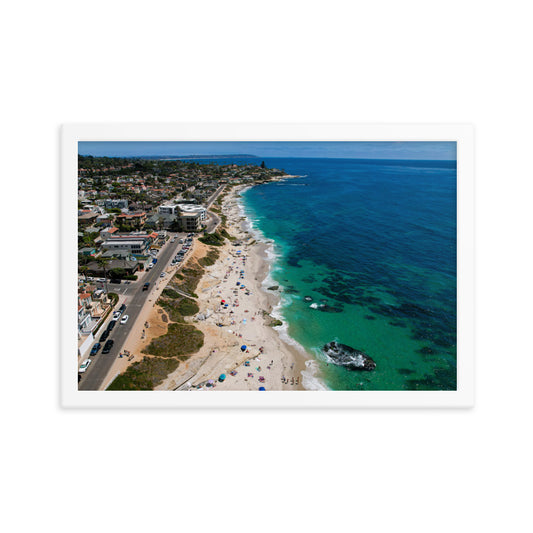 Summer at Windansea Framed poster