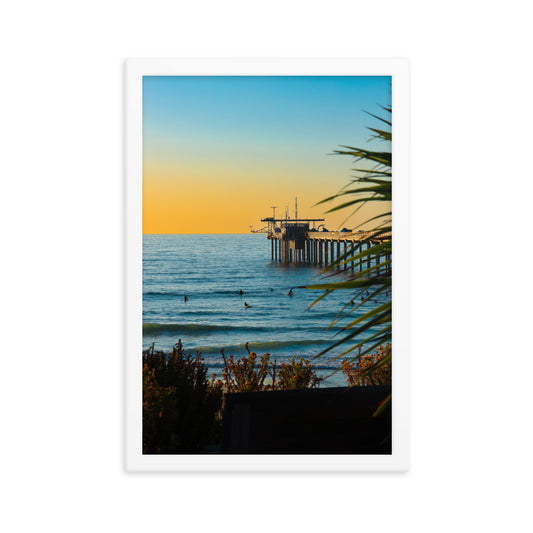 Scripps at Sunset Framed poster