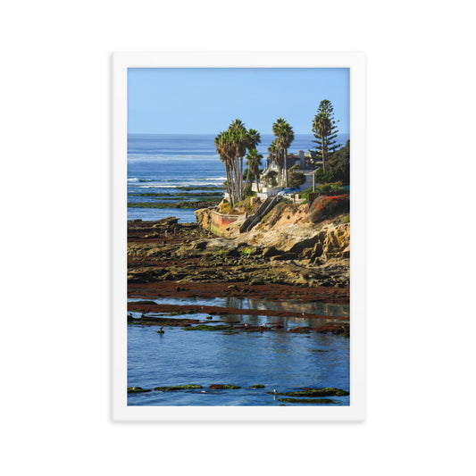 Birdrock Stairs Framed poster