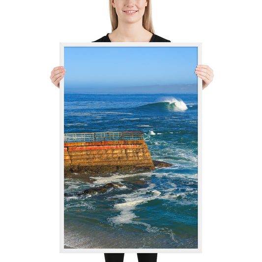 Wave Pool Framed poster