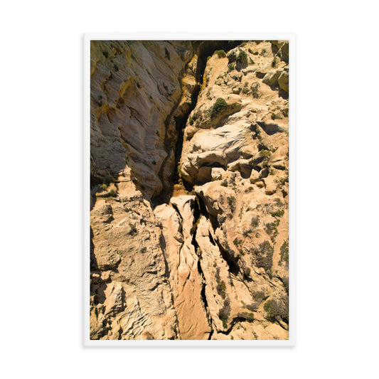 Ho Chi Min trail from above Framed poster
